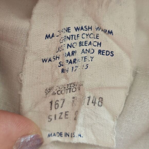 Vintage 80s Nautical Sailor Sundress – Baby Girl Size 2T – Made in USA – EUC - Picture 7 of 7